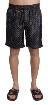 Dolce & Gabbana Black Polka Dot Print Beachwear Swimwear -   -  Dolce & Gabbana.